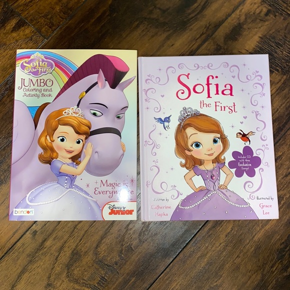 Disney Sofia The First Story & Jumbo Coloring & Activity Book